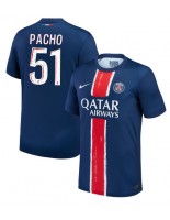 Paris Saint-Germain Willian Pacho #51 Domácí Dres 2024-25 Krátký Rukáv